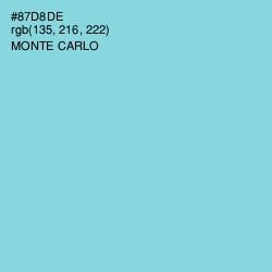 #87D8DE - Monte Carlo Color Image